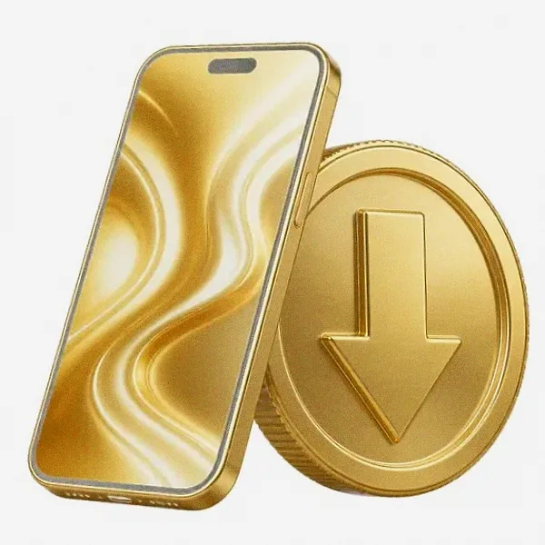 Smartphone and coin — Hadesbet