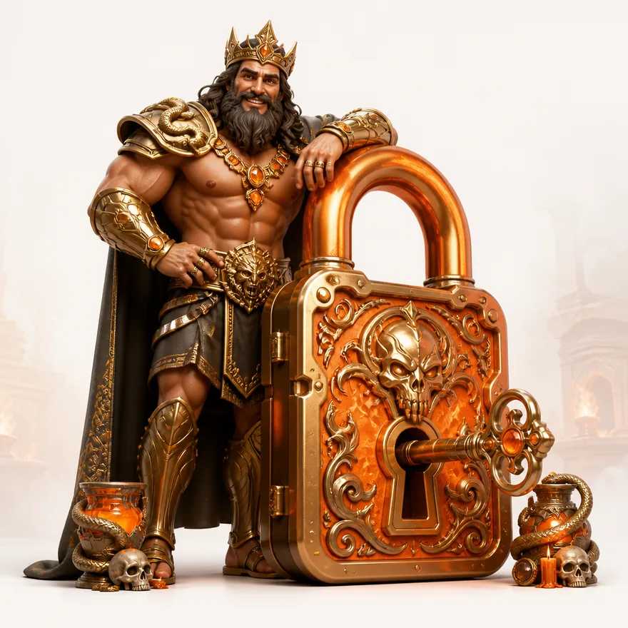 Padlock with key — Hadesbet