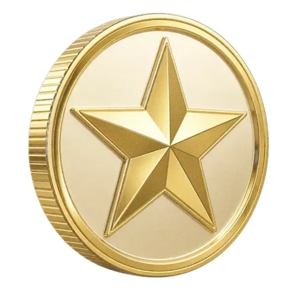 Star-emblem coin — Hadesbet