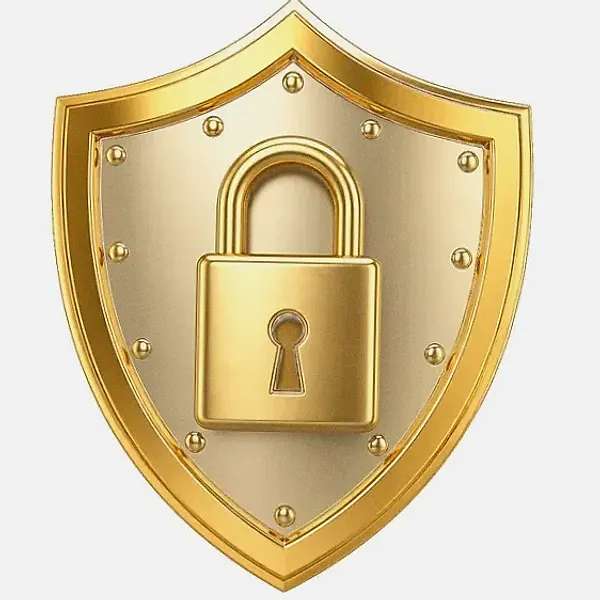 Shield with padlock — Hadesbet