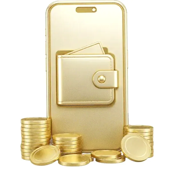 Smartphone with wallet — Hadesbet