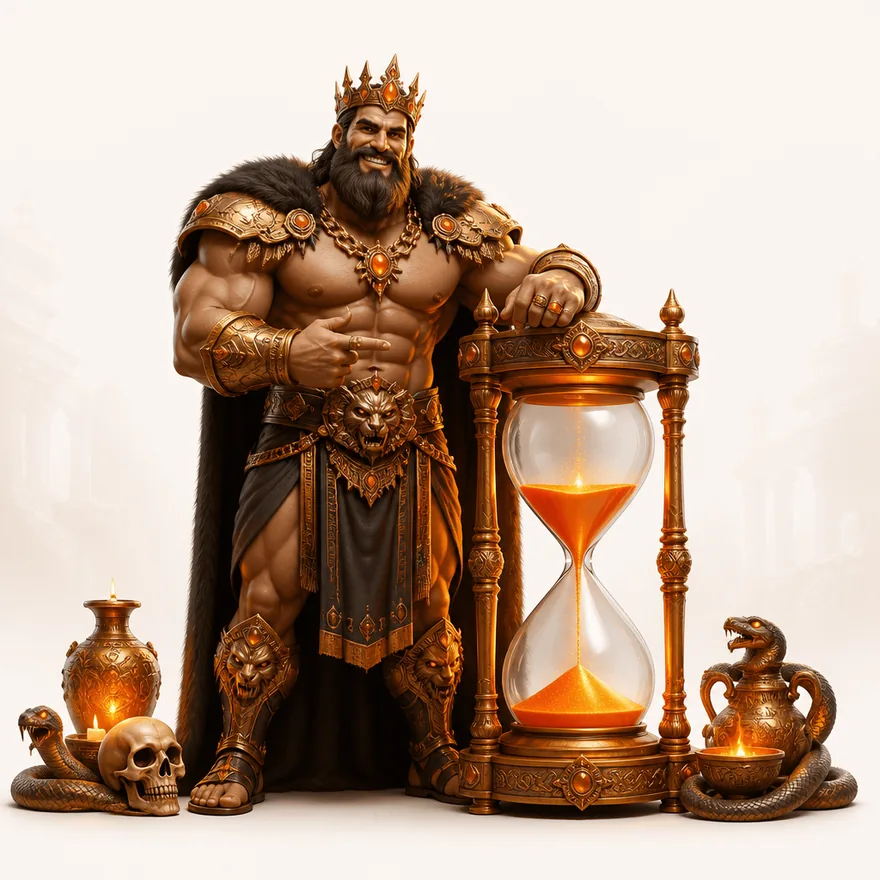Ornate hourglass — Hadesbet